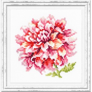 Cross stitch kit Dahlia -...