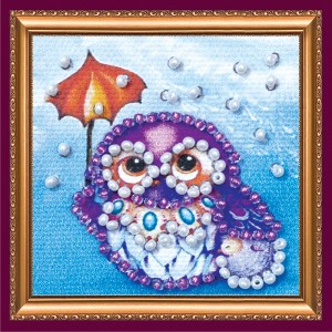 Kralen borduurpakket Owl -...