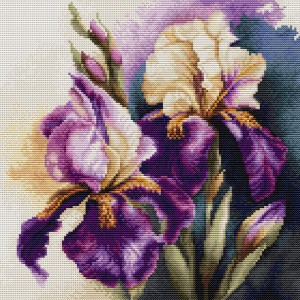 Cross stitch kit Iris...