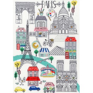 Cross stitch kit Cities -...