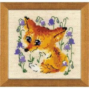 Cross stitch kit Little Fox...