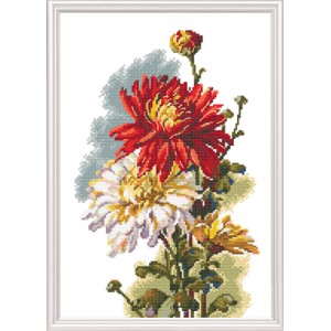 Borduurpakket Chrysanthemum...