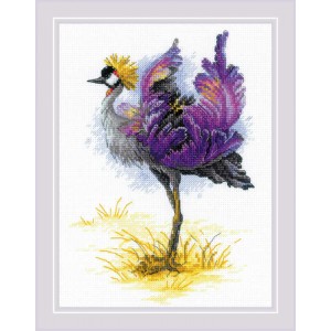 Borduurpakket Crowned Crane...