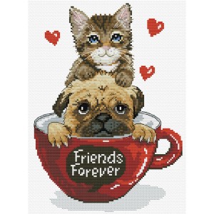 Pre-printed cross stitch...