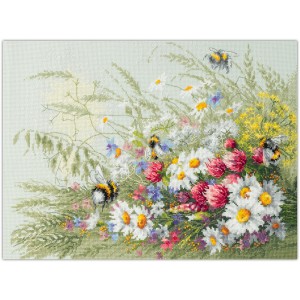 Cross stitch kit Daisies...