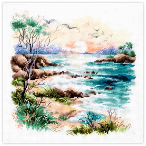Cross stitch kit Sea Sunset...