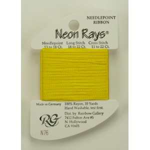 Neon Rays Bright Yellow -...