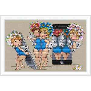 Cross Stitch Kit Selfie -...
