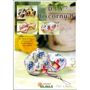 Borduurpatroon Biscornu 8 -...