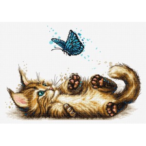 Cross stitch kit Playful...