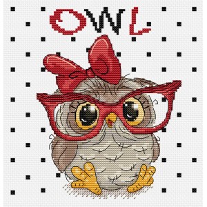 Cross stitch kit The Owl...