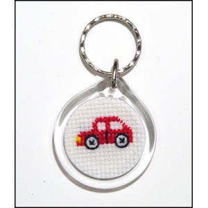 Plexiglas Keyring Round -...