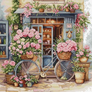 Borduurpakket Shop Flowers...