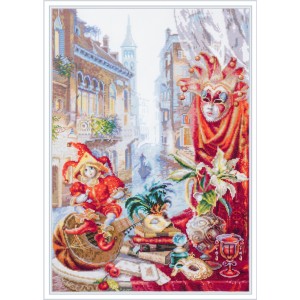 Cross stitch kit Carnevale...