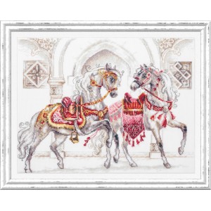 Borduurpakket Royal Horses...