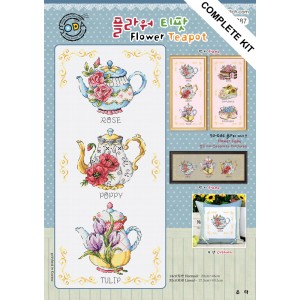 Cross stitch kit Flower...
