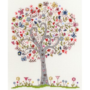 Cross stitch kit Love -...
