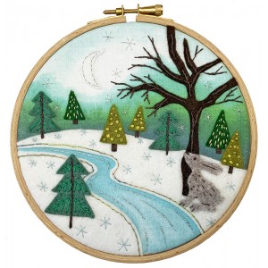 Felt embroiderykit Bothy...