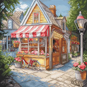 Borduurpakket Pastry shop -...