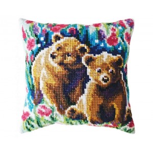 Kussen borduurpakket Bear...
