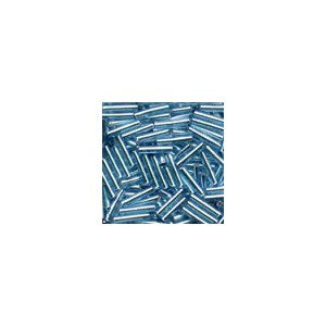 Medium Bugle Beads Aqua Ice...