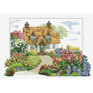 Pre-printed cross stitch...