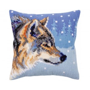 Kussen borduurpakket Winter...
