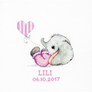 Borduurpakket Baby girl -...