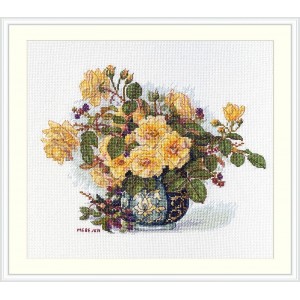 Borduurpakket Roses and...