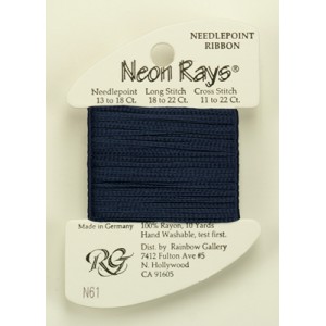 Neon Rays Midnight Blue -...