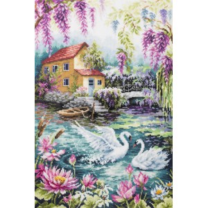 Cross stitch kit Dream Lake...