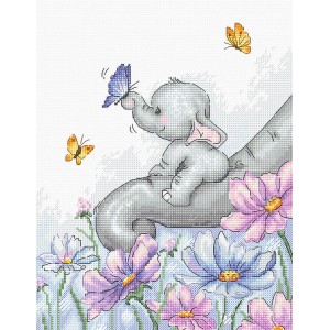 Cross stitch kit Elephant...