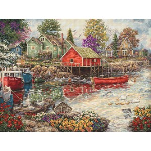 Cross stitch kit Quiet Cove...