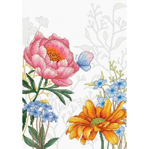 Cross stitch kit Flowers...