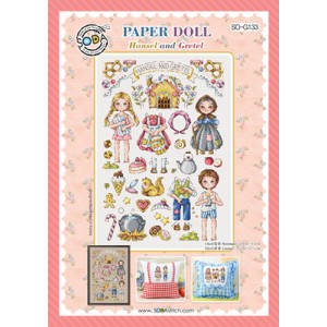 Borduurpatroon Paper Doll...