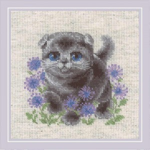 Cross stitch kit Lop-eared...
