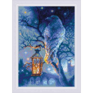 Cross stitch kit Wise Raven...