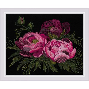 Borduurpakket Lace Peonies...