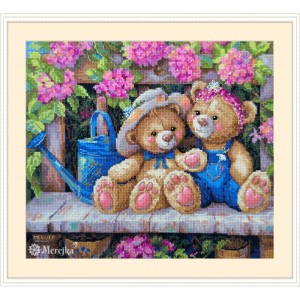 Cross stitch kit Garden...