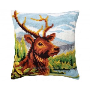 Cushion cross stitch kit By...