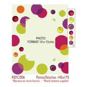 Borduurpatroon Photoframe...