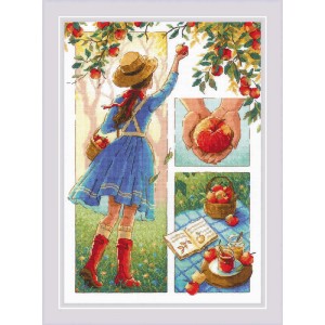 Borduurpakket Apple Day -...