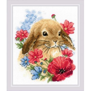Borduurpakket Bunny in...
