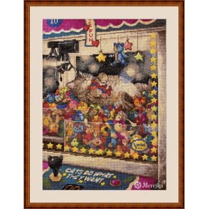 Cross stitch kit Cats Do...
