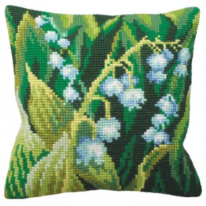 Kussen borduurpakket Muguet...
