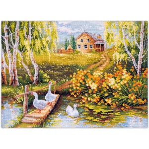 Borduurpakket Village Pond...