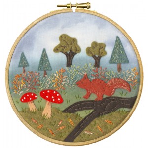 Felt embroiderykit Bothy...