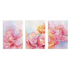 Cross stitch kit Roses -...