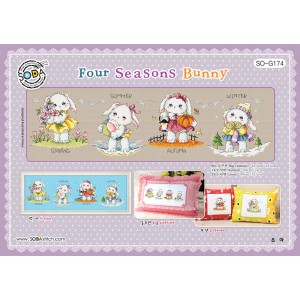 Borduurpatroon Four Seasons...