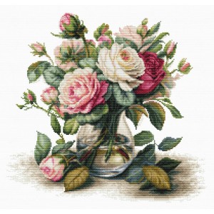 Cross stitch kit Vase with...